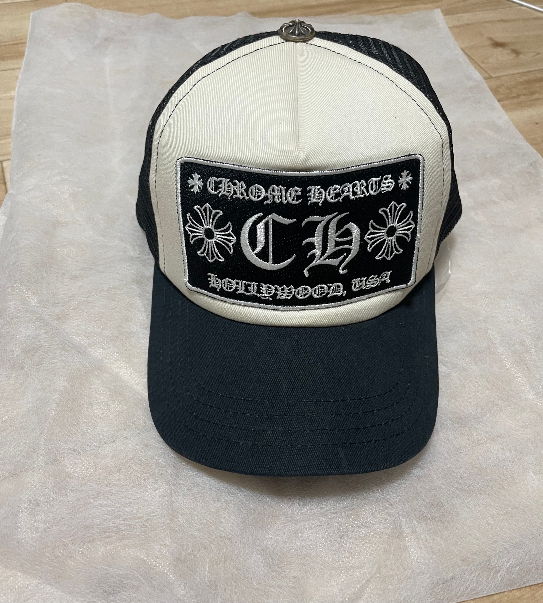 Chrome Hearts Trucker Cap CH "Black/White"