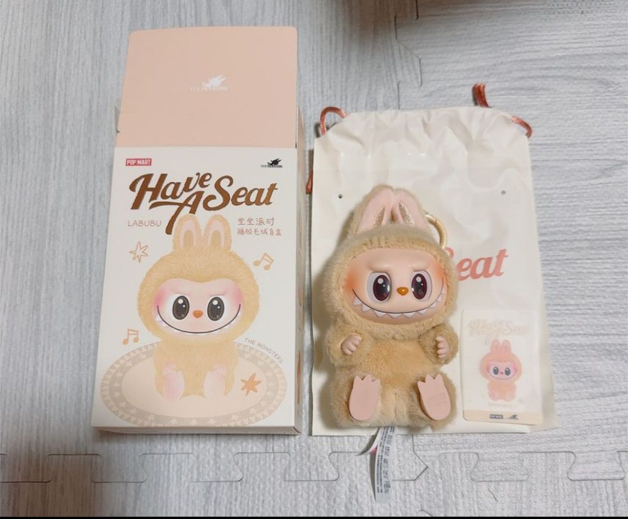 POP MART THE MONSTERS (LABUBU) Have a Seat Plush Series BABA