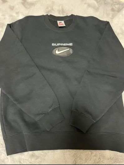 Supreme / Nike Jewel Crewneck "Black"