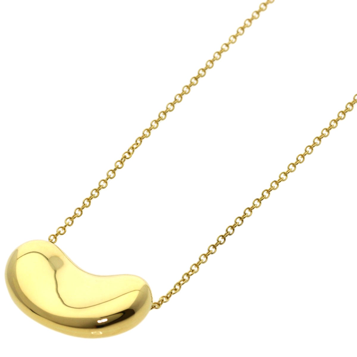 TIFFANY&Co. ティファニー ビーン ネックレス K18YG レディース [中古]