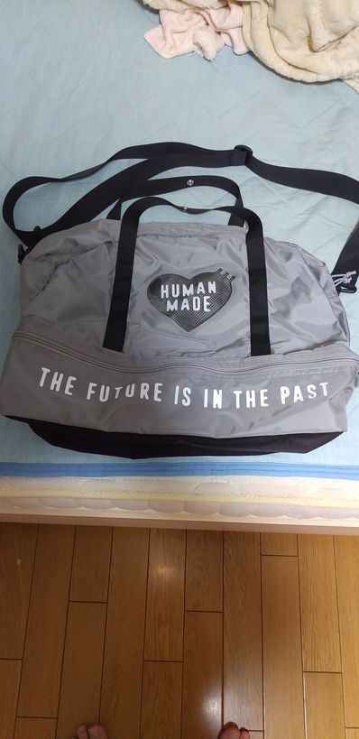 HUMAN MADE Boston Bag "Gray"