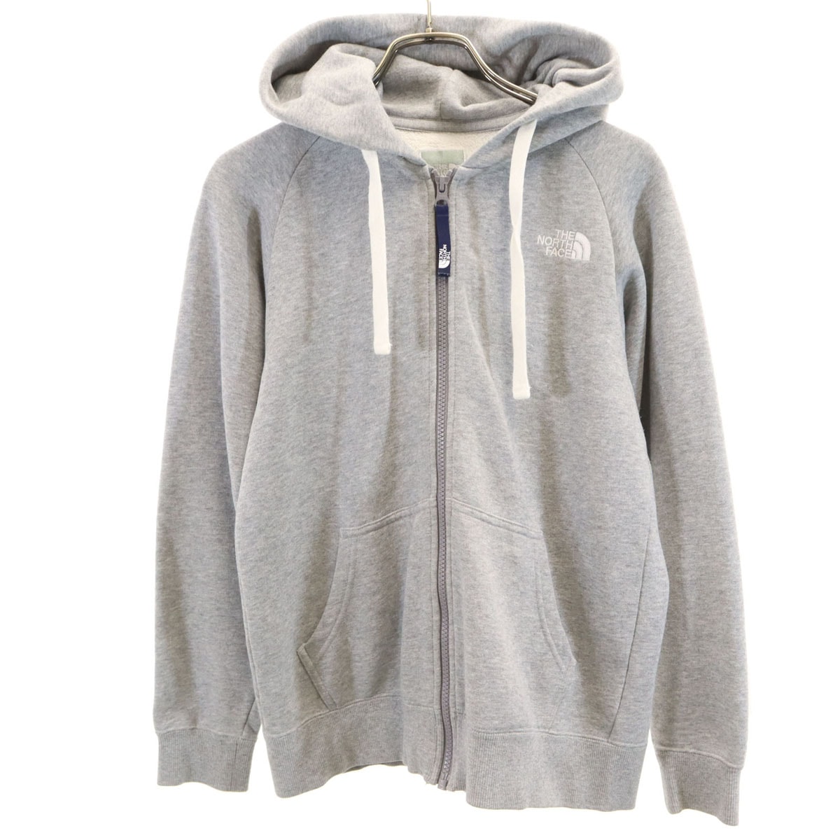 THE NORTH FACE ノースフェイス 長袖 リアビュー スウェット ジップパーカー S グレー NTW62130 アウトドア