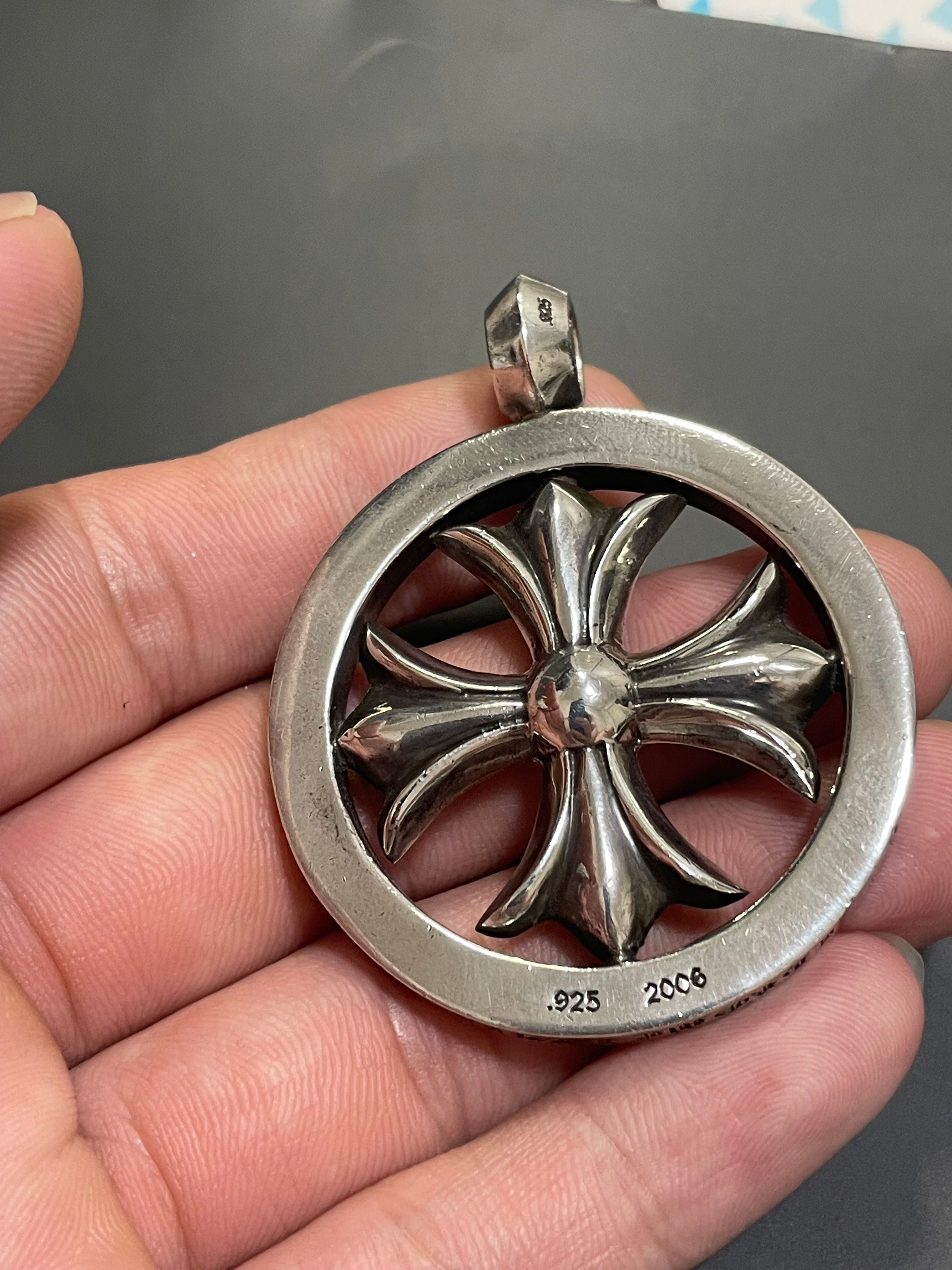 Chrome Hearts Ch Plus Medallion Pendant "Silver"