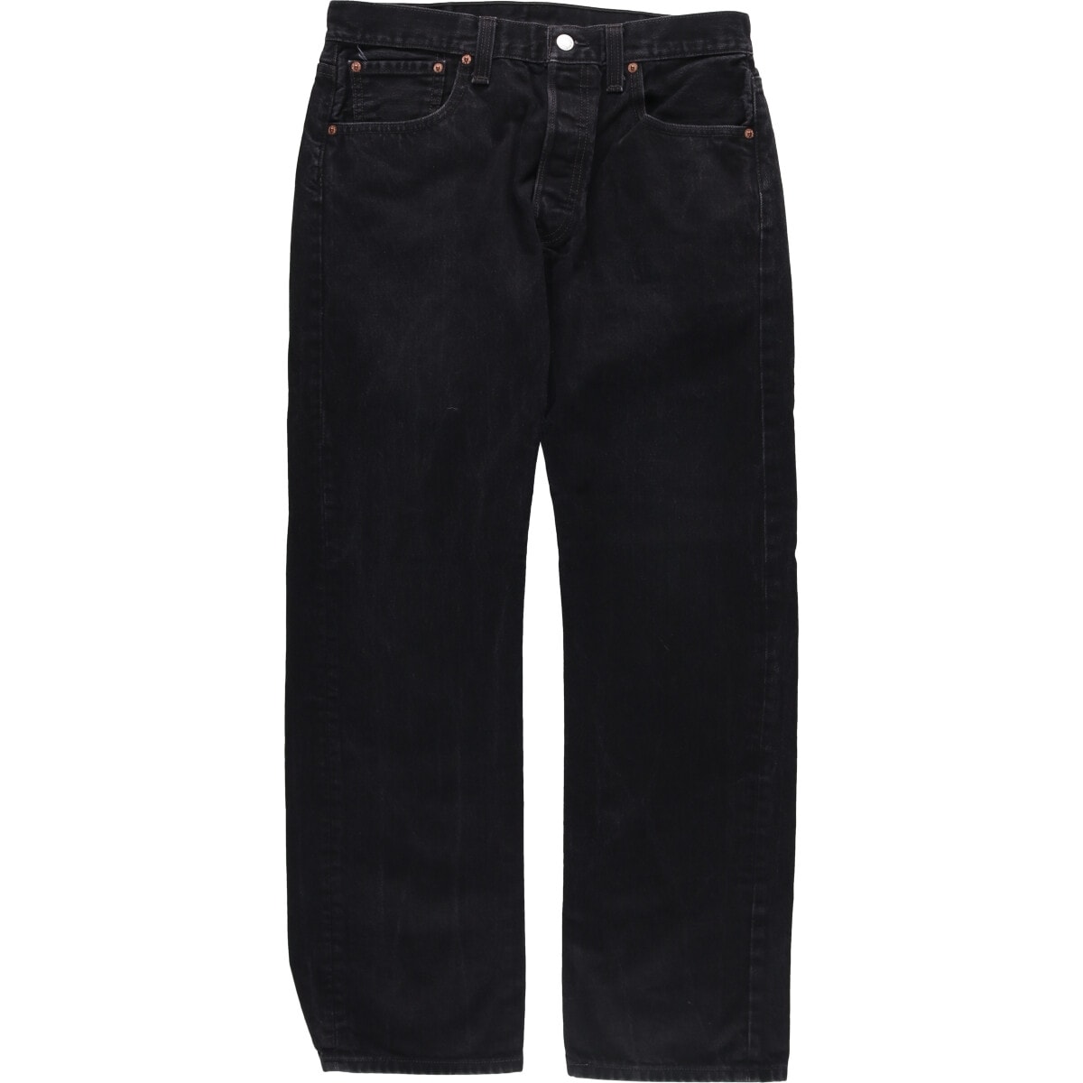 古着 リーバイス Levi's リーバイス501 STRAIGHT FIT ブラックデニム ストレートデニムパンツ メンズw33相当/eaa528517