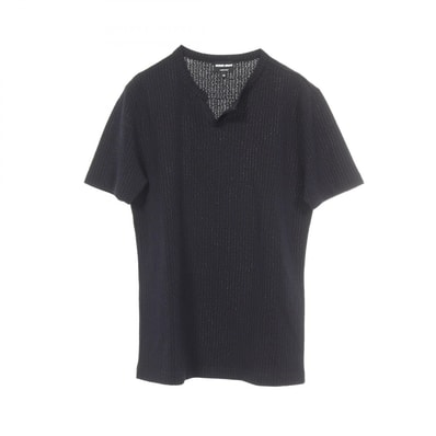 ジョルジオアルマーニ GIORGIO ARMANI 半袖 カットソー 衣料品 トップス レーヨン ナイロン メンズ ネイビー系 / ブラック系 LSM28JLSXKE 【中古】