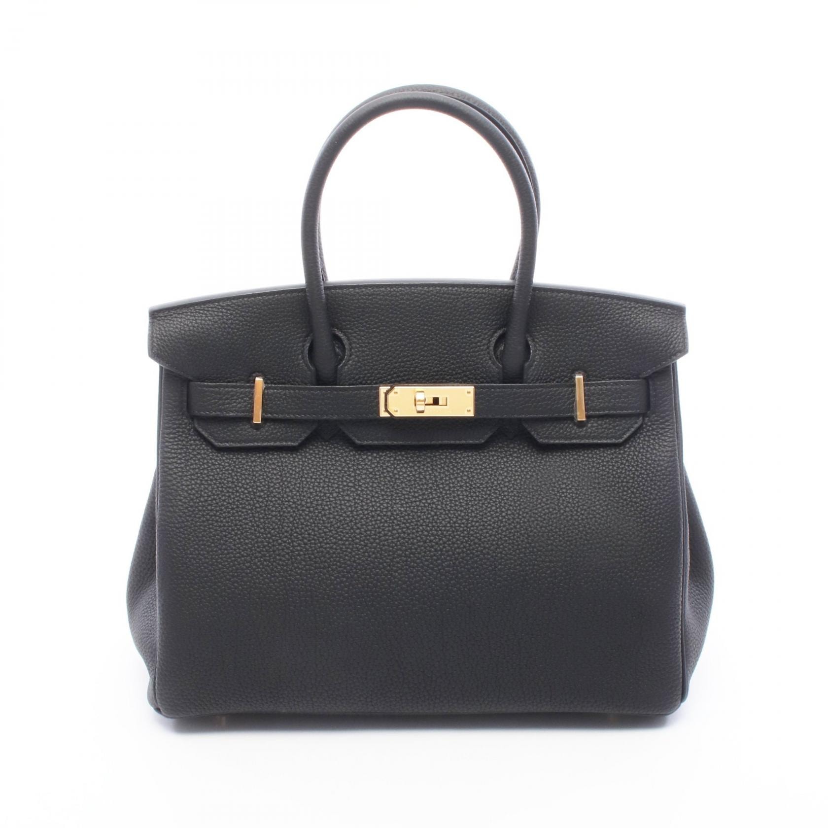 エルメス HERMES バーキン30 ハンドバッグ バッグ トゴ トゴ レディース ブラック系 【中古】