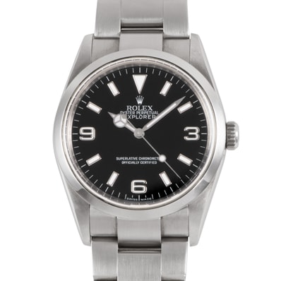 ROLEX ロレックス エクスプローラー1 ルーレット V番 114270 ステンレススチール【中古】