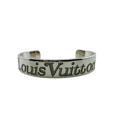 ルイヴィトン LOUIS VUITTON ブレスレット ブラスレ スクエアードLVストラス MP2693 シルバー