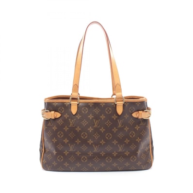 ルイ・ヴィトン LOUIS VUITTON バティニョール オリゾンタル ショルダーバッグ バッグ PVCコーティングキャンバス レザー モノグラム レディース ブラウン系 M51154 【中古】
