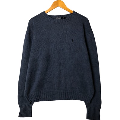 古着 ラルフローレン Ralph Lauren POLO by Ralph Lauren コットンニットセーター メンズXL相当/eaa583467