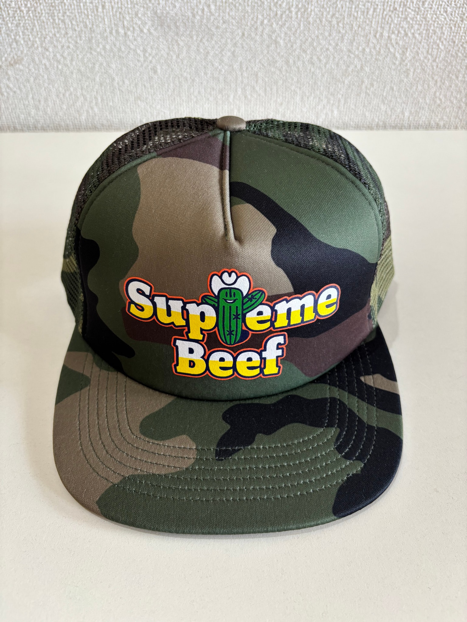 Supreme Beef Mesh Back 5-Panel "Camo"