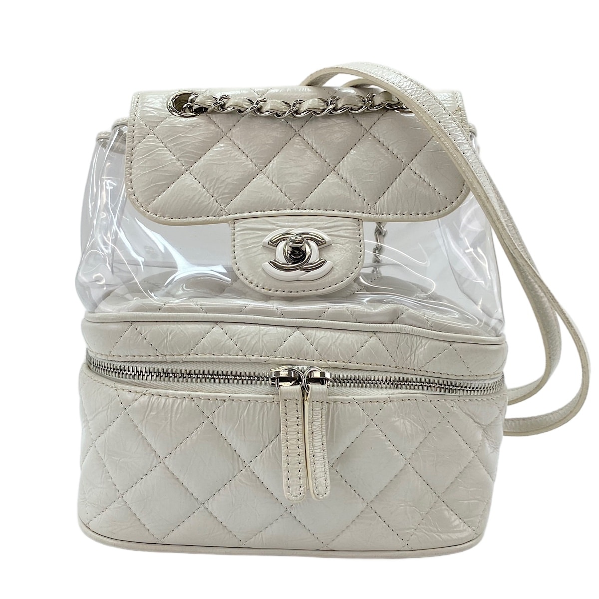 シャネル CHANEL カーフスキン マトラッセ リュック・デイパック【中古】