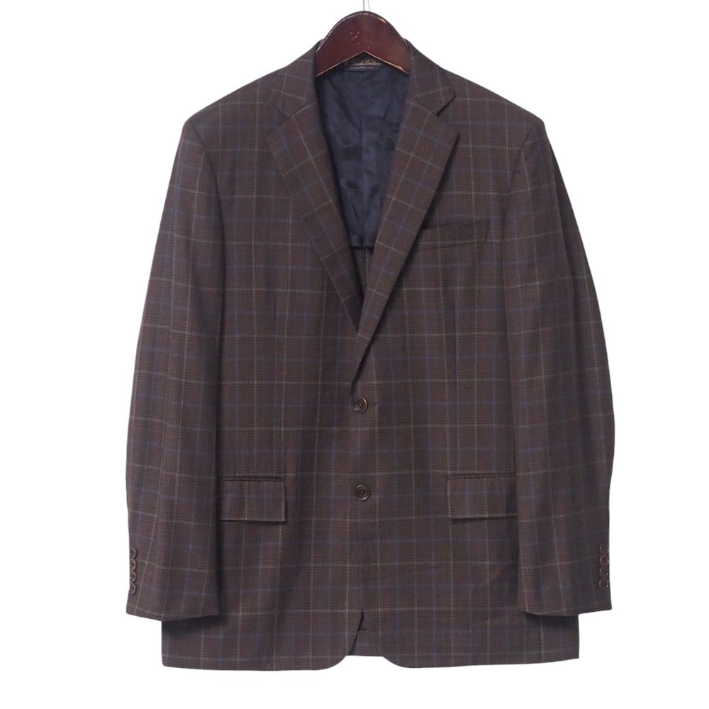 Brooks Brothers ブルックスブラザーズ テーラードジャケット サイズ40REG ETHOMAS 1818RegentFit ブレザー シングルジャケット 2B チェック ブランド古着【中古】20250416/RA4313