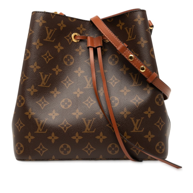 ルイ ヴィトン モノグラム ネオノエ ショルダーバッグ M44887 ブラウン PVC レザー レディース LOUIS VUITTON 【中古】