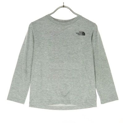 THE NORTH FACE ザノースフェイス NTJ12134 バックプリント 長袖 Tシャツ 130cm グレー ロンT