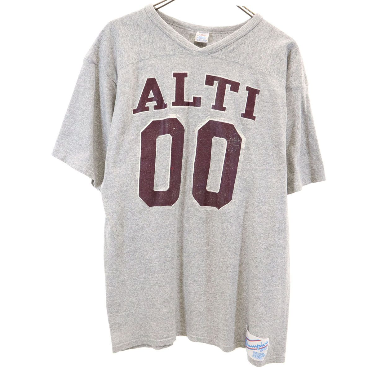Champion 80s 半袖 シングルステッチ ナンバリング Tシャツ