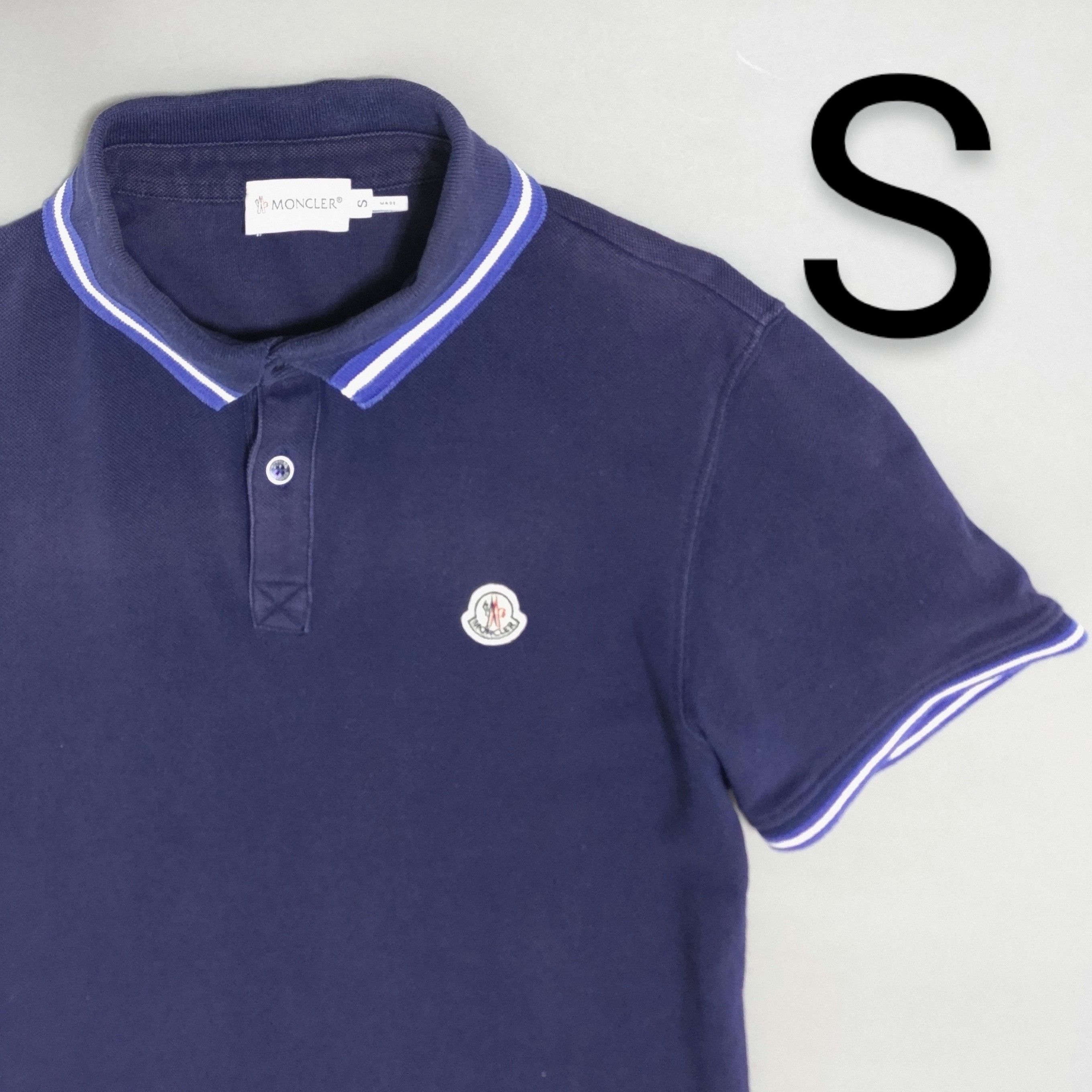 Moncler ポロシャツ 紺