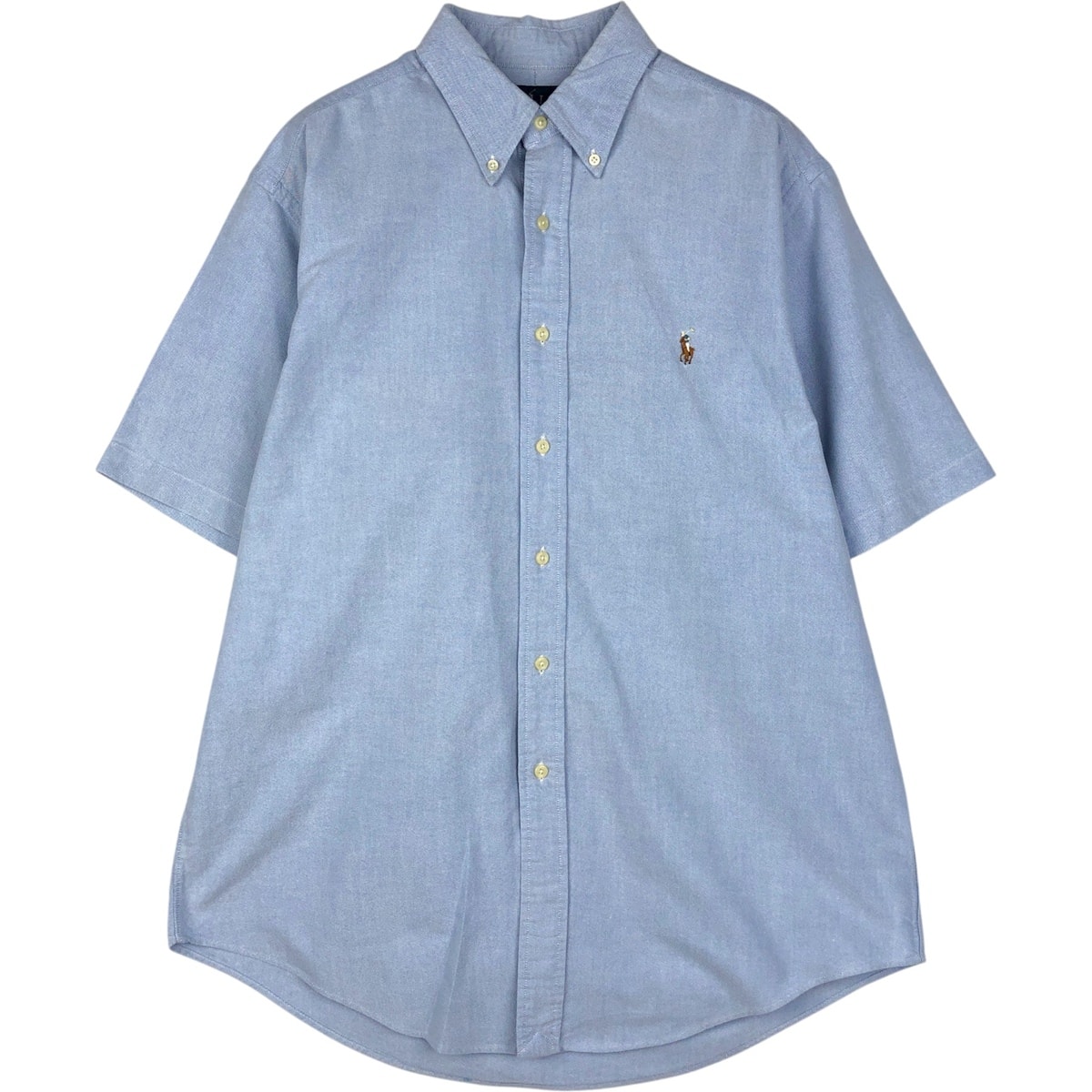 古着 ラルフローレン Ralph Lauren YARMOUTH 半袖 ボタンダウンシャツ メンズXL相当/eaa644891