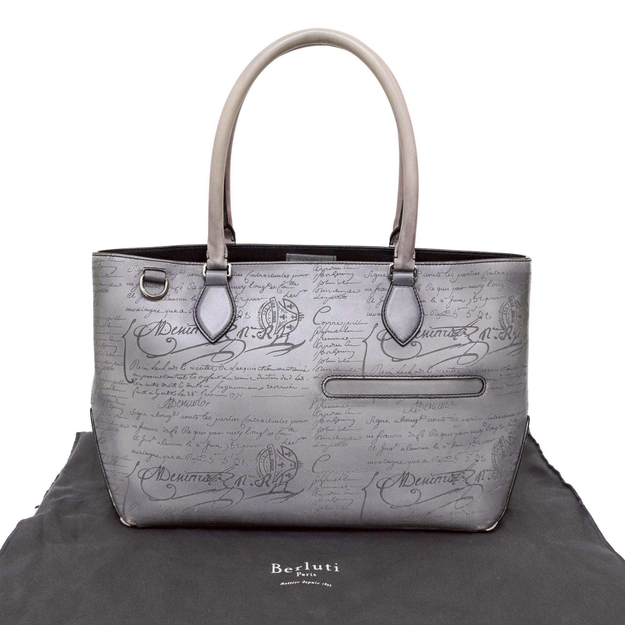 【美品】ベルルッティ トゥジュールミニ ネオ カリグラフィー スクリット バッグ