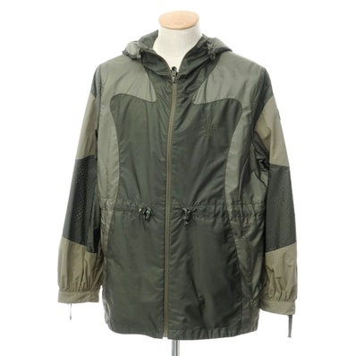 【中古】【未使用】モンクレール MONCLER 2023年春夏 Born To Protect Symphodus シェルジャケットパーカー オリーブグリーン【サイズ1】【レディース】