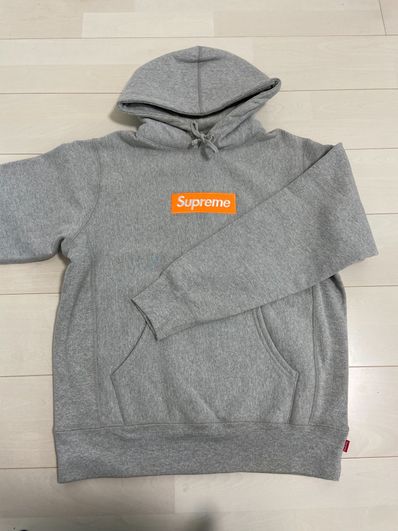 Supreme Bandana Box Logo Hooded Sweatshirt "Grey"