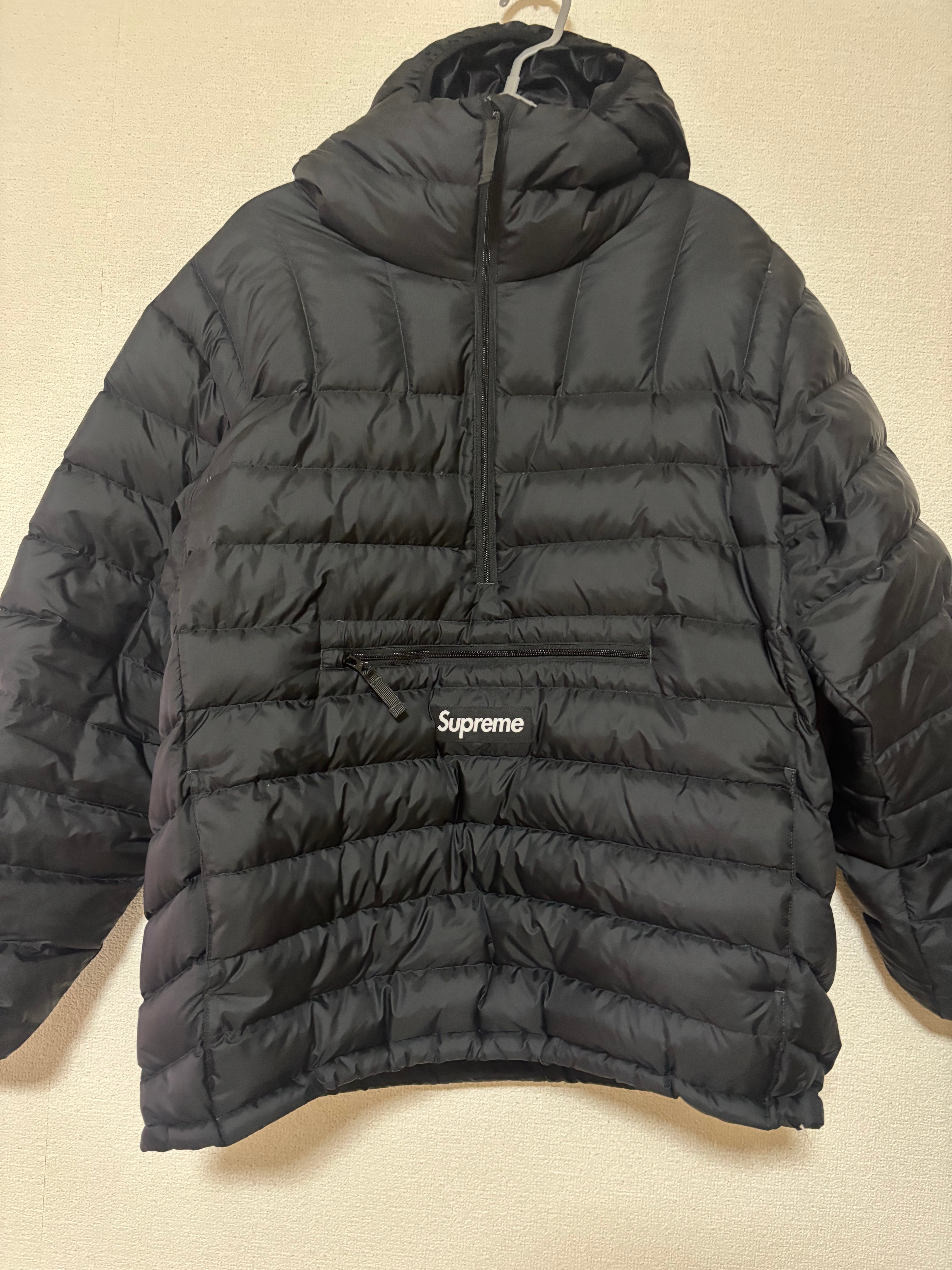 Supreme Micro Down Half Zip Hooded Pullover 