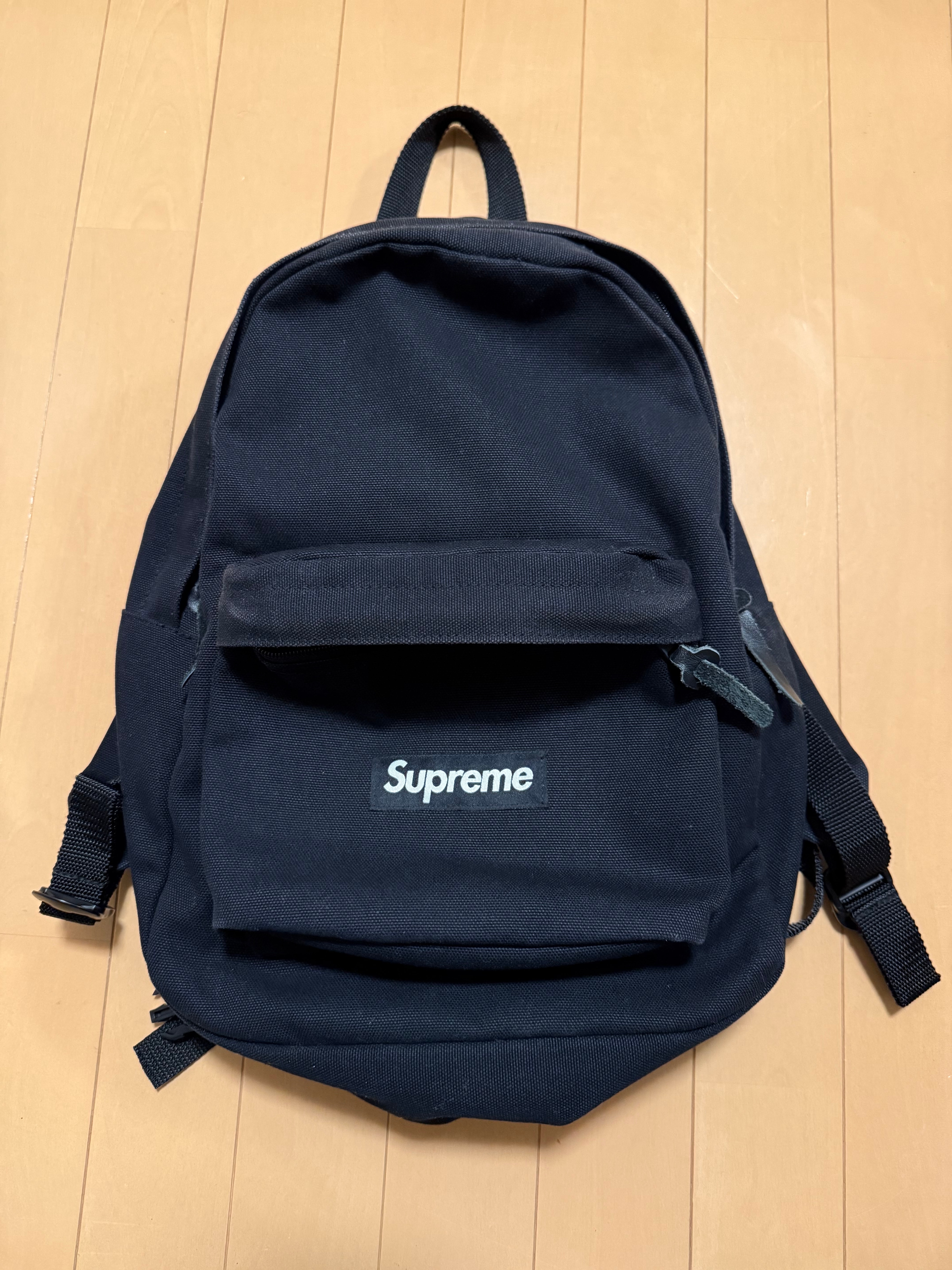 Supreme Canvas Backpack "Black"