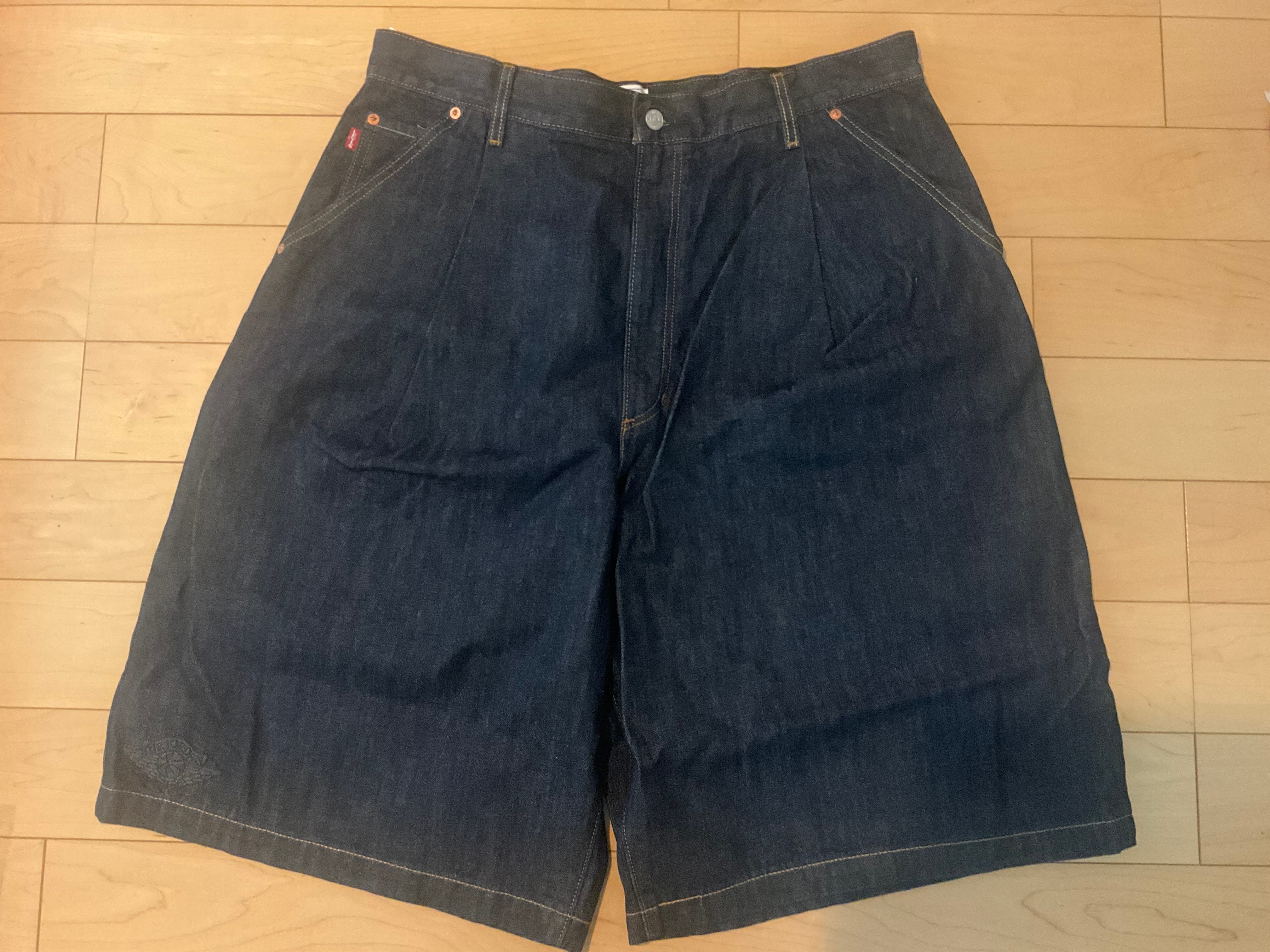 Nike Jordan x LEVI'S Baggy Denim Shorts "Rinsed Indigo"