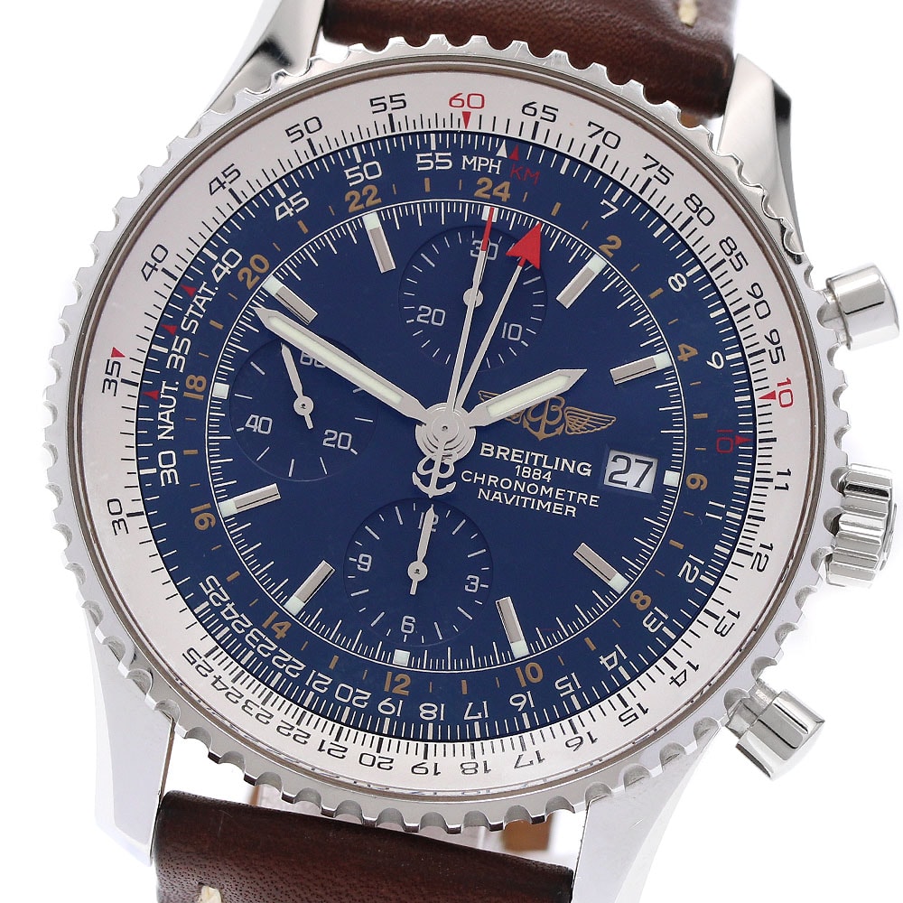 ブライトリング ナビタイマー ワールド A24322 メンズ 【中古】
