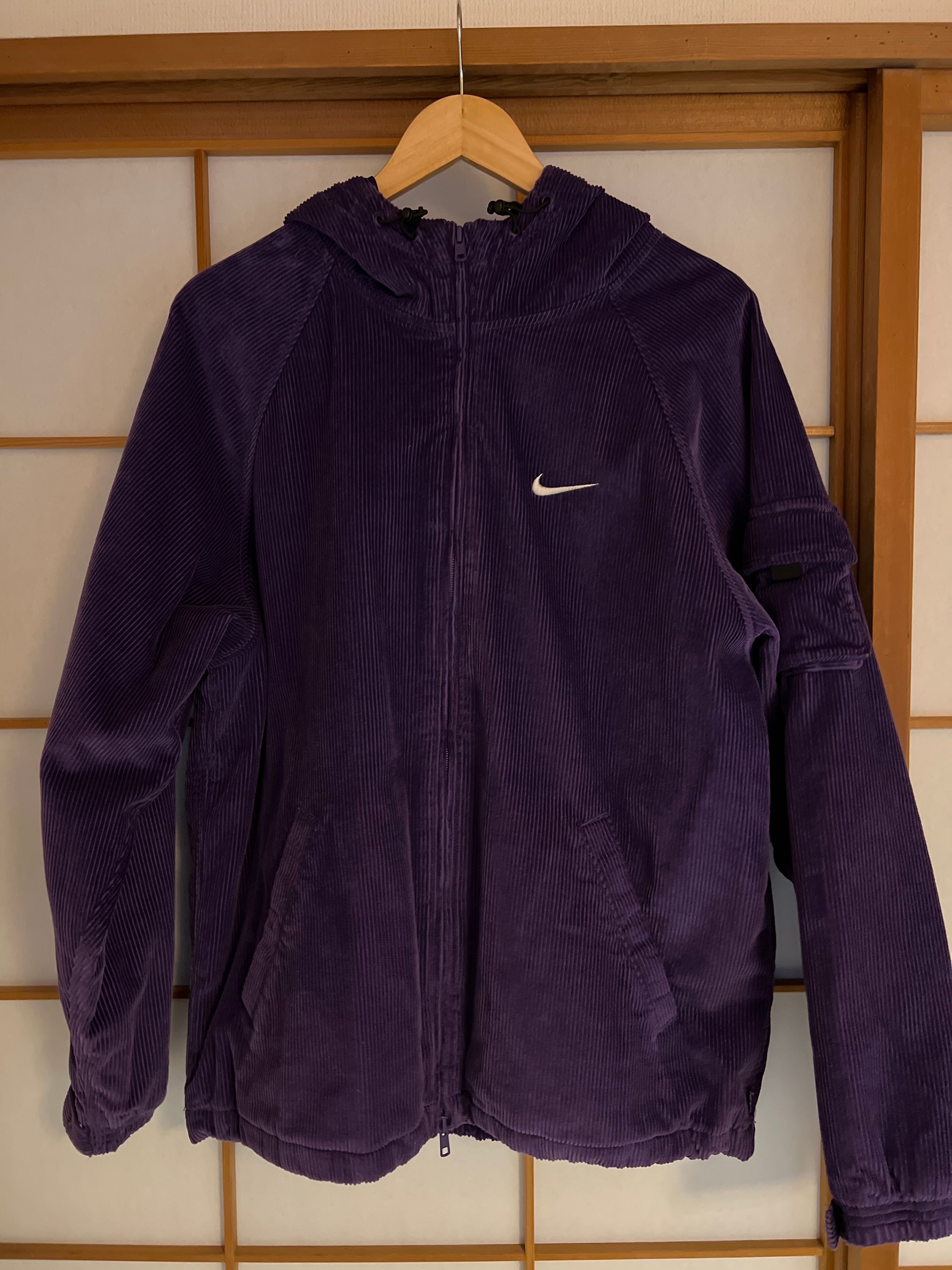 Supreme / Nike Arc Corduroy Hooded Jacket "Purple"