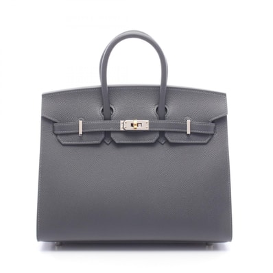 エルメス HERMES バーキン25 セリエ ハンドバッグ バッグ レザー カーフ(牛革) ヴォーエプソン ヴォーエプソン アルドワーズ K刻印(2025年製造) レディース グレー系 【中古】