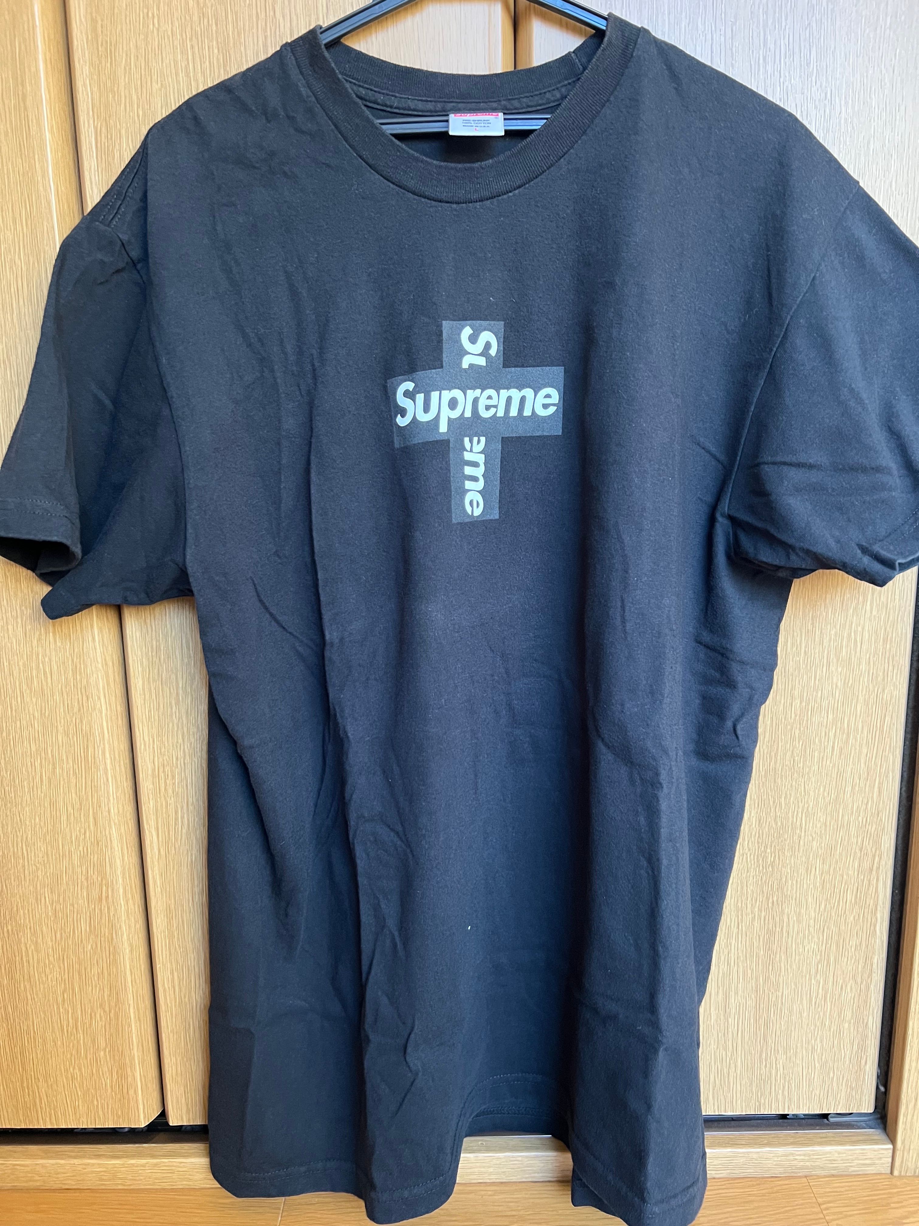 Supreme Cross Box Logo Tee "Black"