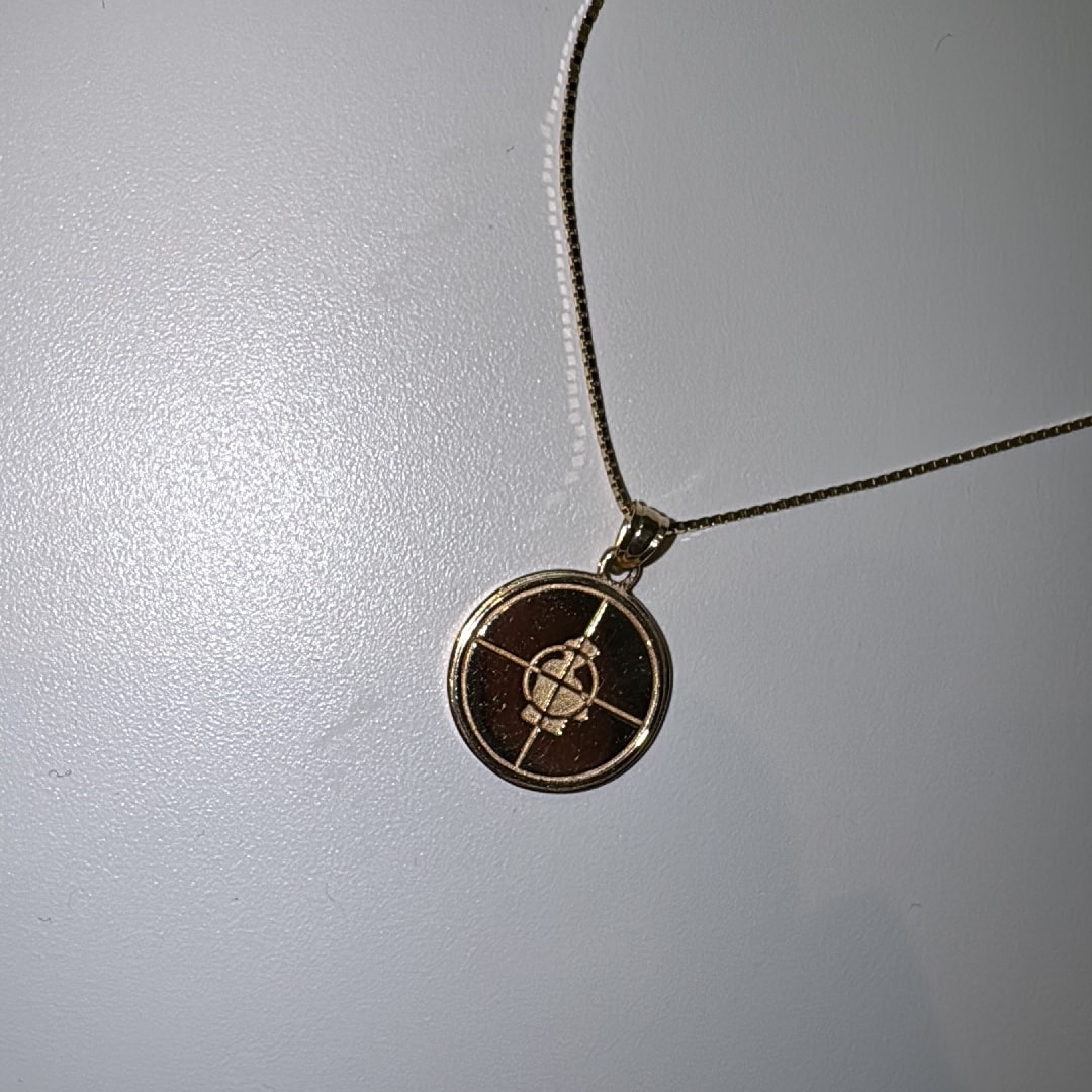 Supreme x UNDERCOVER Public Enemy 14K Gold Pendant "Gold"