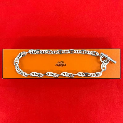 HERMES エルメス シェーヌダンクル MM 36コマ マルジェラ期 シルバー925 ネックレス シルバー
38961