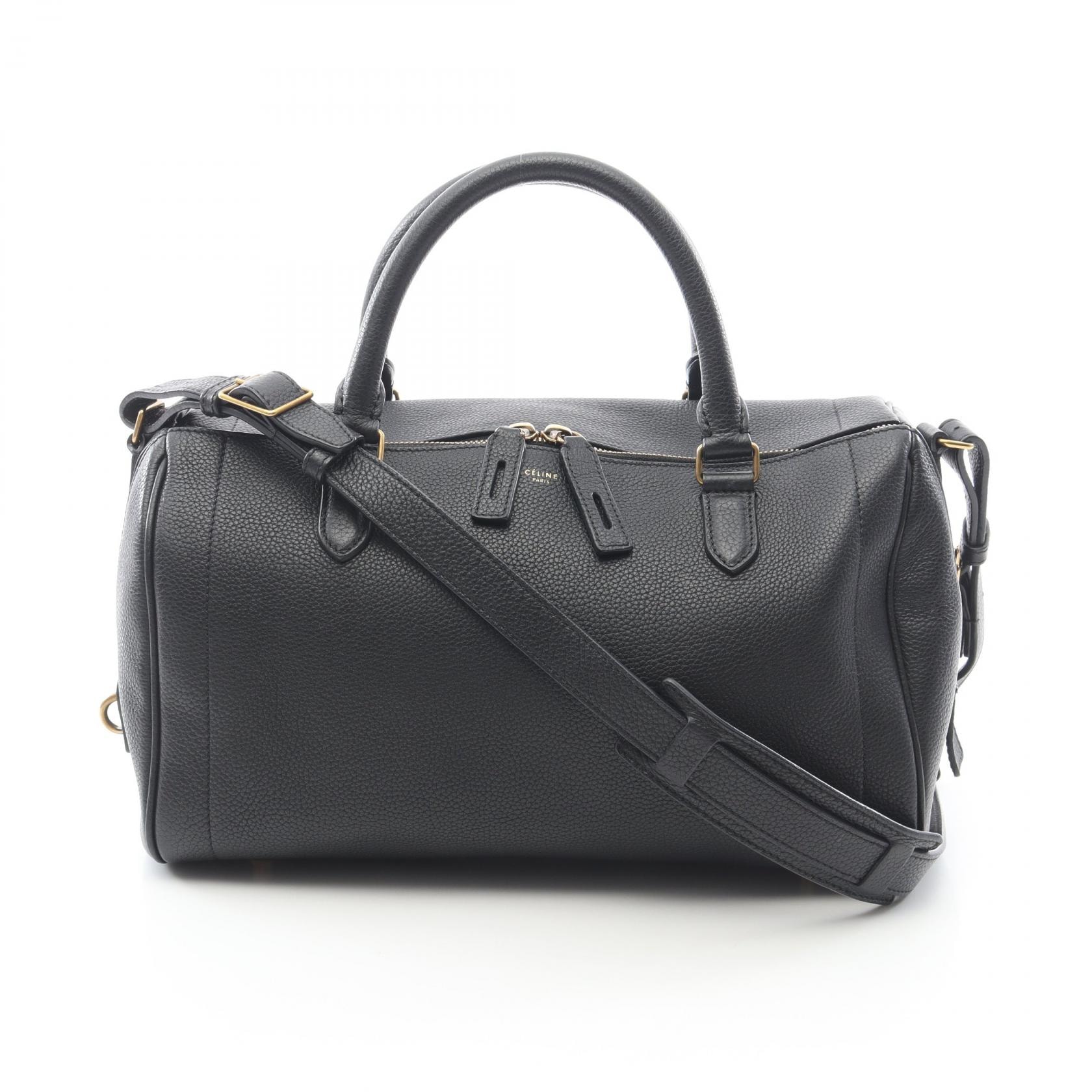 セリーヌ CELINE ハンドバッグ バッグ レザー レディース ブラック系 【中古】