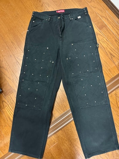 Supreme x b.b. Simon Quilted Double Knee Painter Pant "Black"