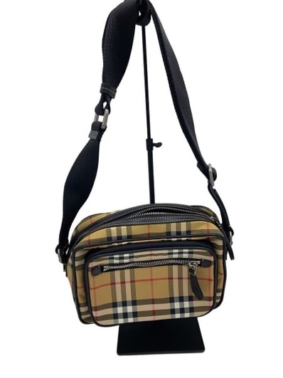 BURBERRY Vintage Check & Leather Crossbody Bag "Archive Beige"