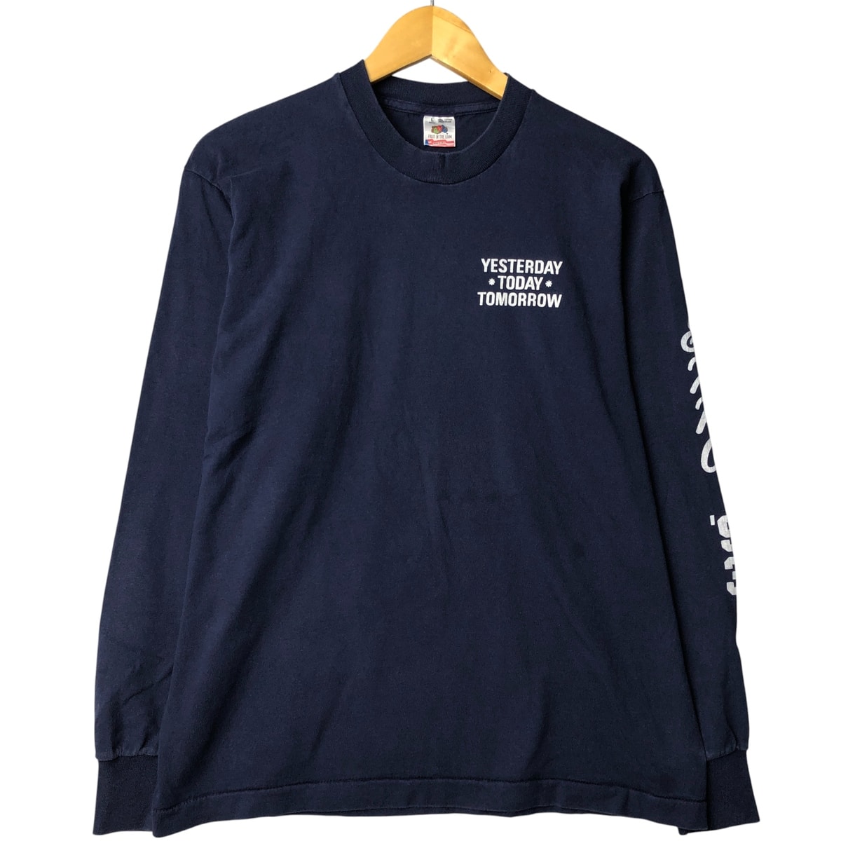 古着 90年代 フルーツオブザルーム FRUIT OF THE LOOM ロングTシャツ ロンT USA製 メンズL相当 ヴィンテージ/eaa596475