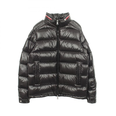 モンクレール MONCLER BOURNE フード付き ダウンジャケット 衣料品 アウター ポリエステル メンズ ブラック系 1A00023 【中古】