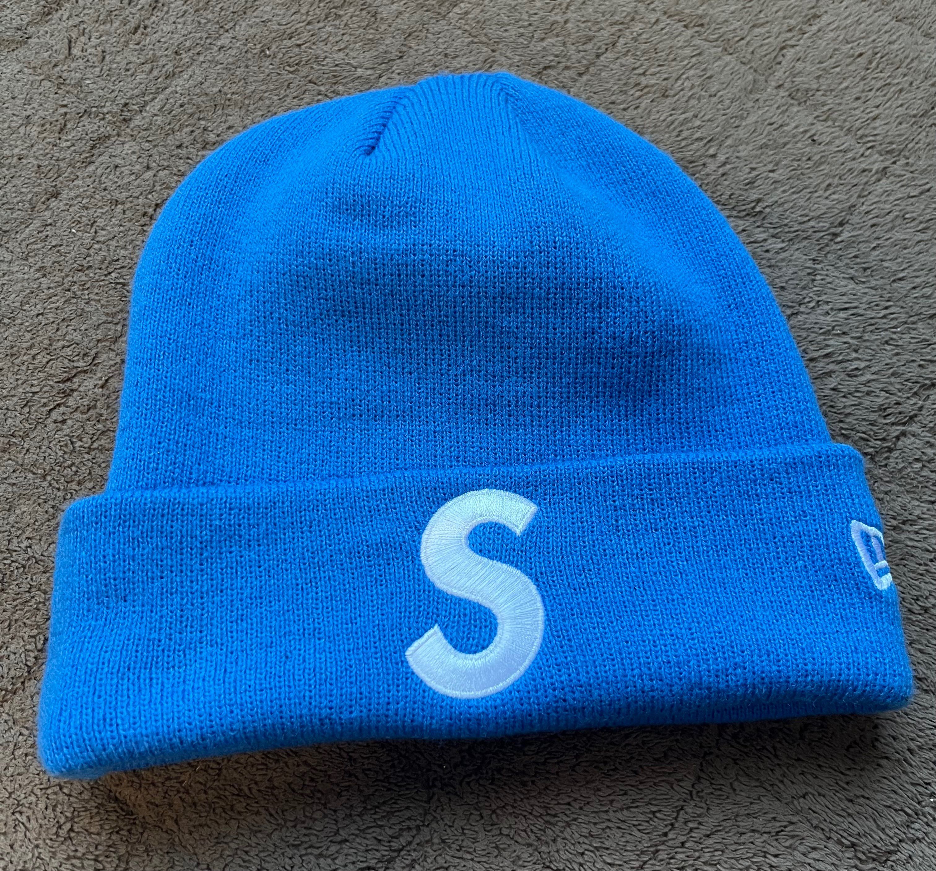 Supreme New Era S Logo Beanie "Blue" (24FW)