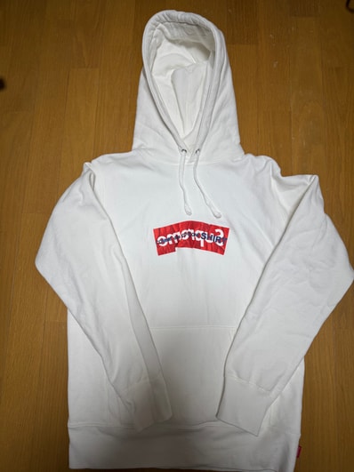 Supreme Comme Des Garcons SHIRT Box Logo Hooded Sweatshirt "White"