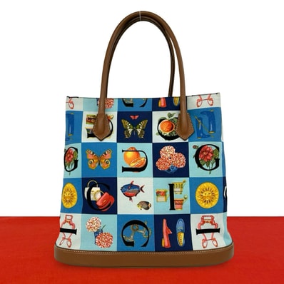 GUCCI グッチ シモ キャンバス レザー トートバッグ マルチカラー
26773