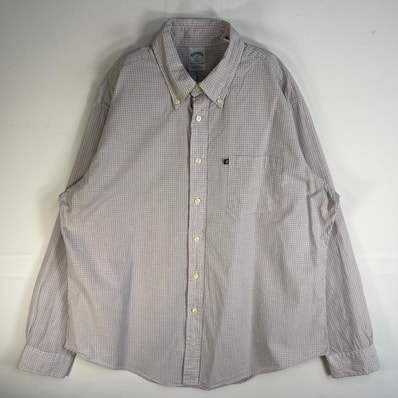 古着 ブルックスブラザーズ Brooks Brothers 長袖シャツ チェック 胸ポケ 346 XL ピンク系 マルチカラー メンズ