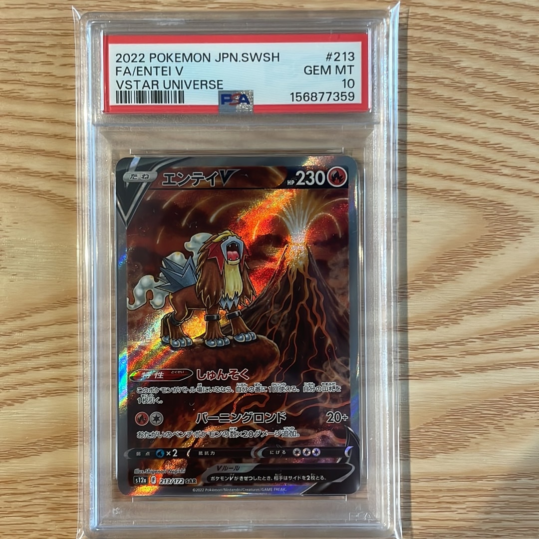 PSA10】エンテイV SAR[s12a 213/172](ハイクラスパック「VSTAR