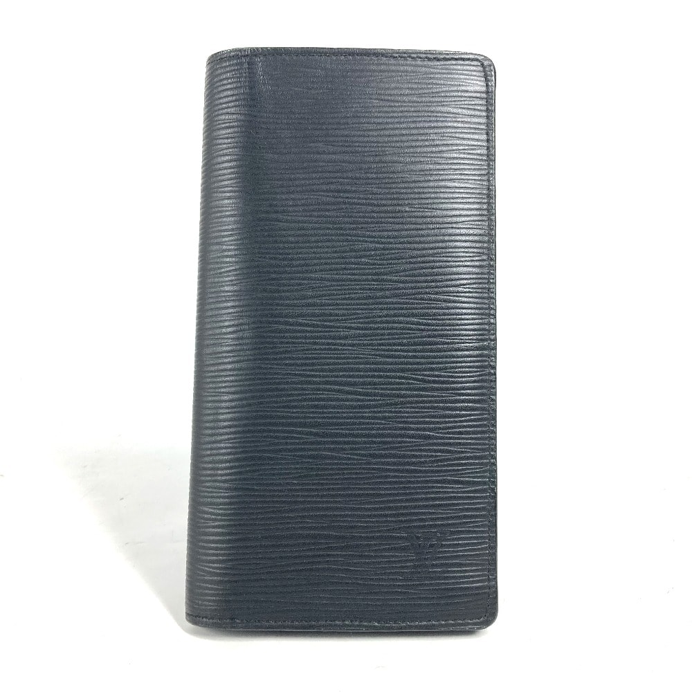 ルイヴィトン LOUIS VUITTON ポルトフォイユ・ブラザ M60622 エピ ロングウォレット 2つ折り 長財布 エピレザー ノワール ブラック