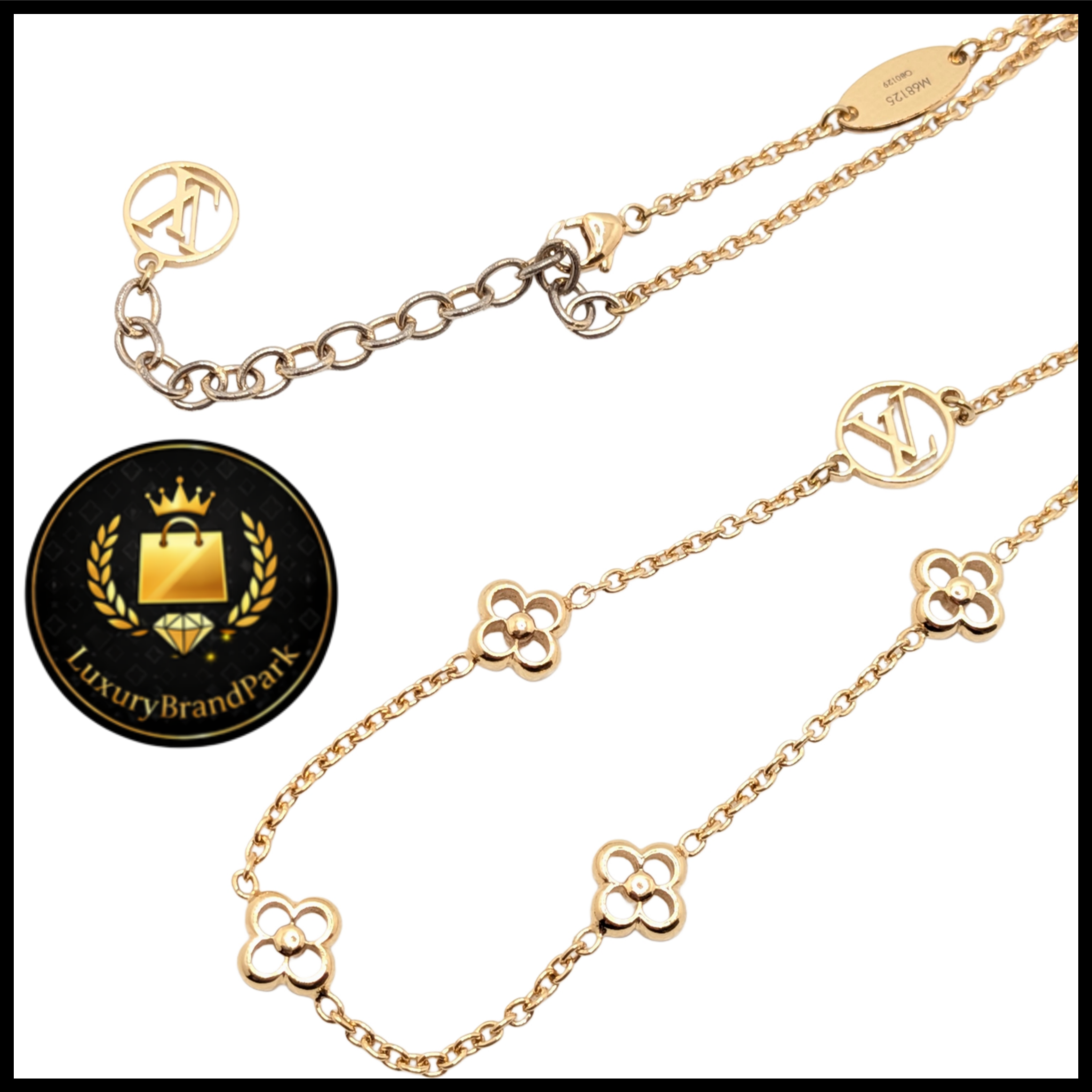 Louis Vuitton Necklace Flower Full "Gold"