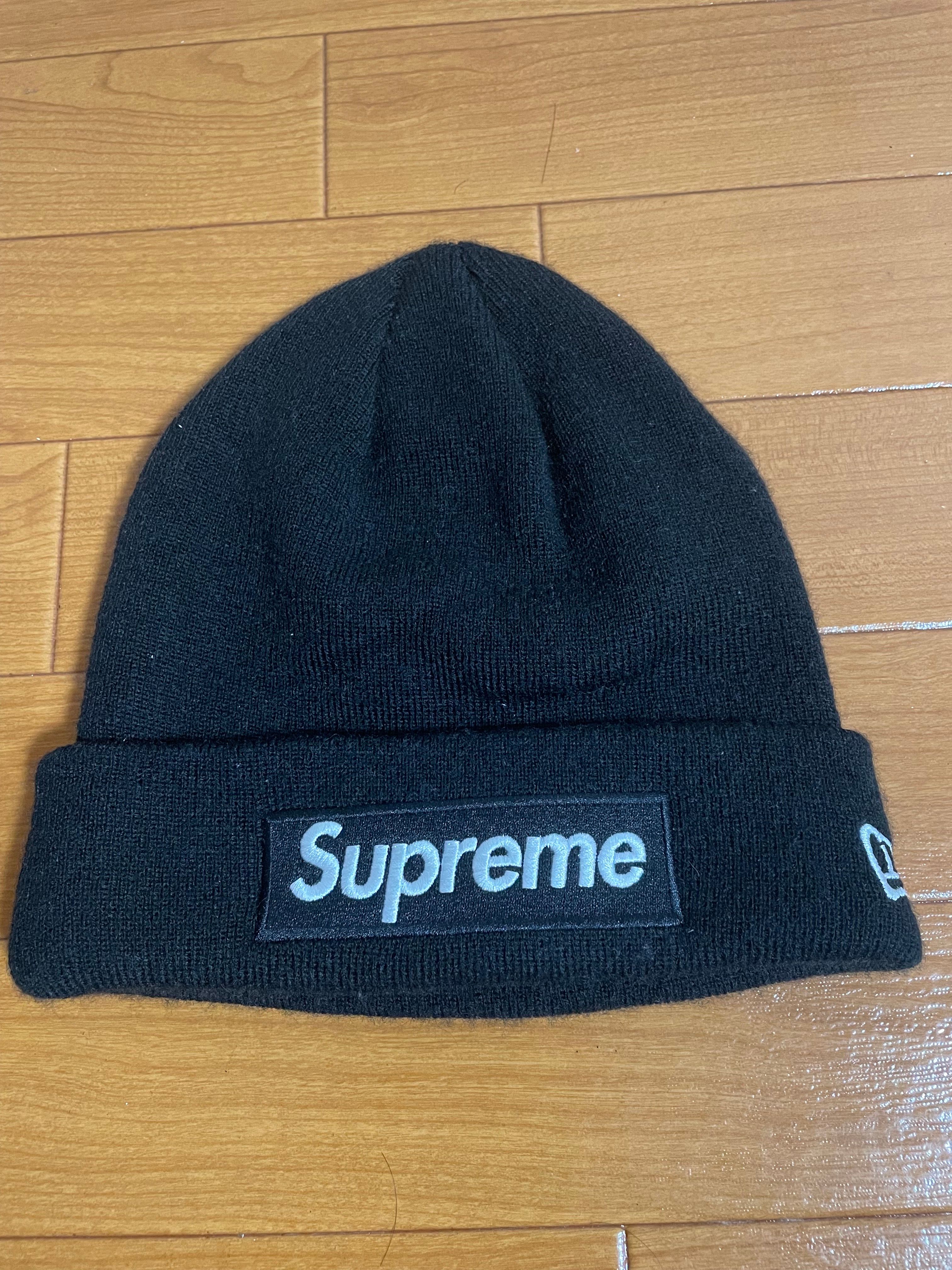 Supreme New Era® Box Logo Beanie "Black" (21FW)