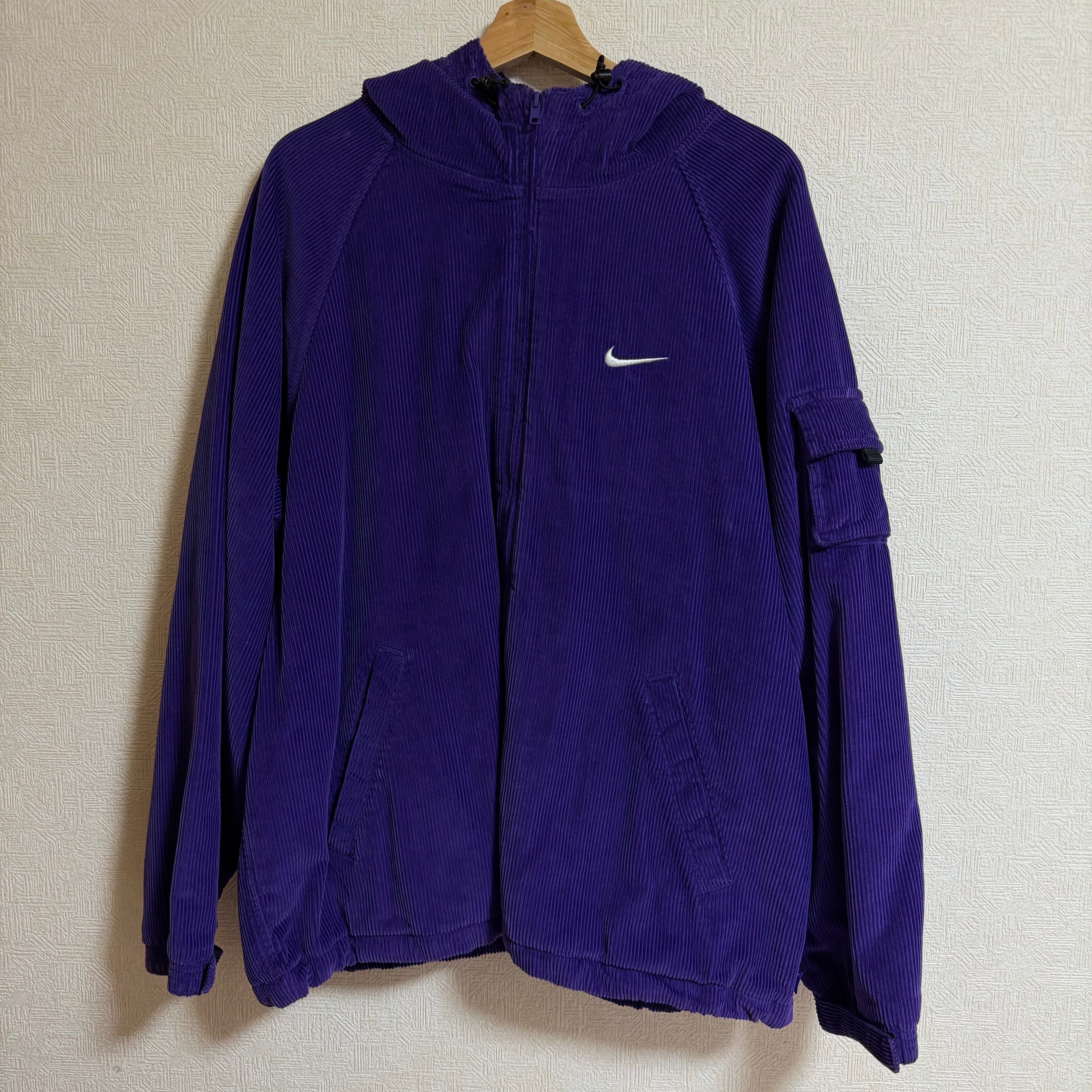 Supreme / Nike Arc Corduroy Hooded Jacket "Purple"