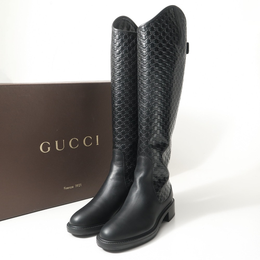 A (未使用に近い)】□美品□GUCCI グッチ マイクログッチシマ