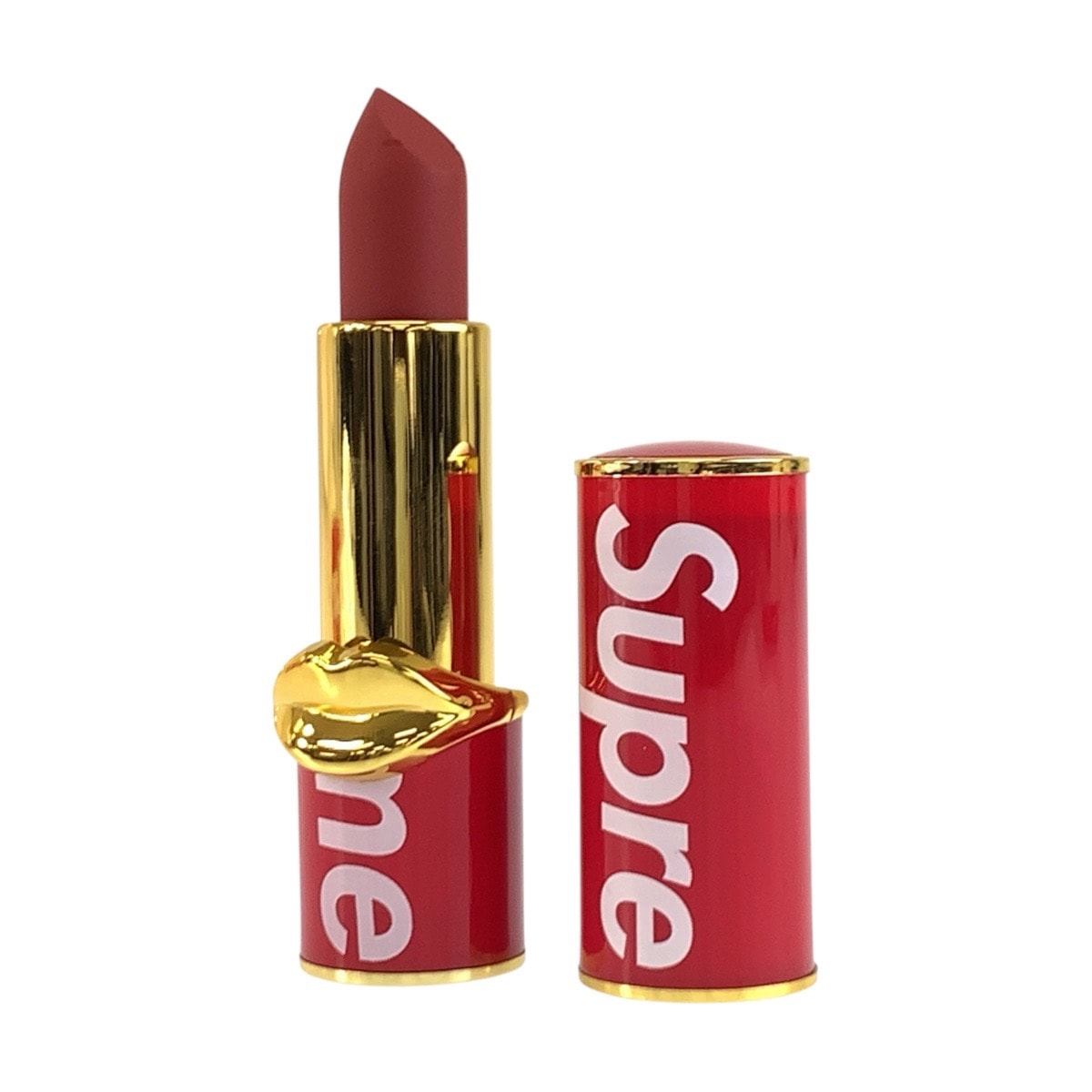 新品未使用 Supreme シュプリーム Pat Mcgrath Labs Lipstick レッド メタル プラスチック/ リップスティック 口紅 604452 【中古】